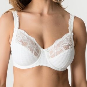 Prima Donna Madison Full Cup Wire Bra White 36H